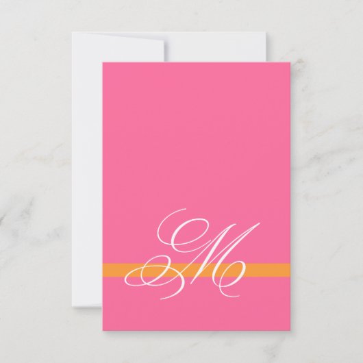 Swirl Pink Silver UAWG Square lädt ein RSVP Karte (Vorderseite)