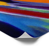 Swirl Print Poster (Ecke)