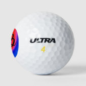 Swirl Red Blue Golfball (Logo)