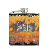 Swirl, Sip, Repeat Sunset 0612 Flachmann (Vorderseite)