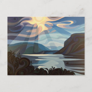 Swirl Spirits Shuswap Lake Postcard Kanada Natur Postkarte
