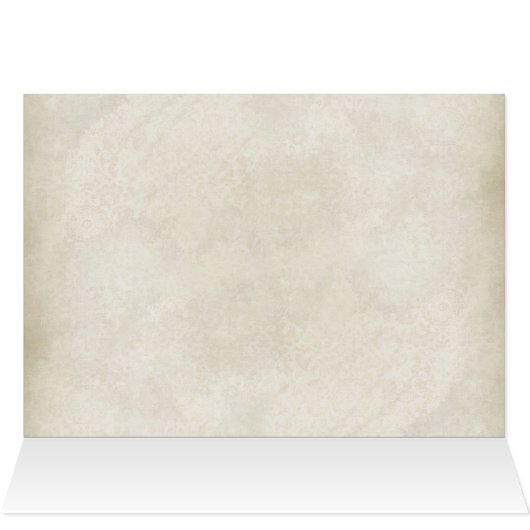 Swirl Tree Roots Antique Tan Escort Platzkarten (Innenansicht Horizontal (Oben))