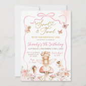 Swirl und Twirl Fairy zum Geburtstag Einladung (Vorderseite)