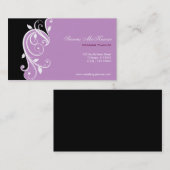 Swirl Wedding Planner Visitenkarte (Vorne/Hinten)