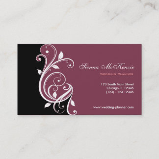 Swirl Wedding Planner Visitenkarte