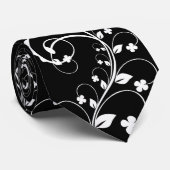 Swirl_weiß Krawatte (Gerollt)