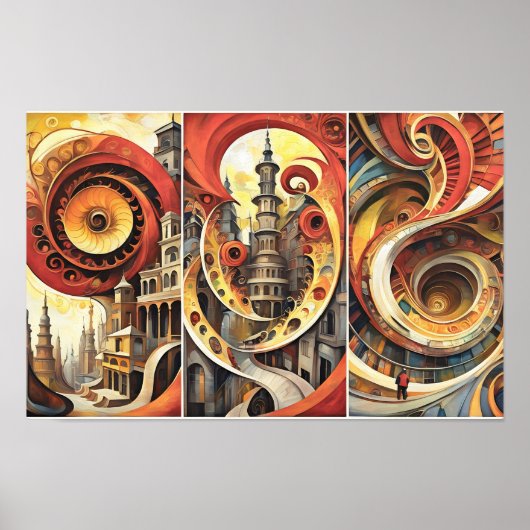 Swirl World Poster (Vorne)