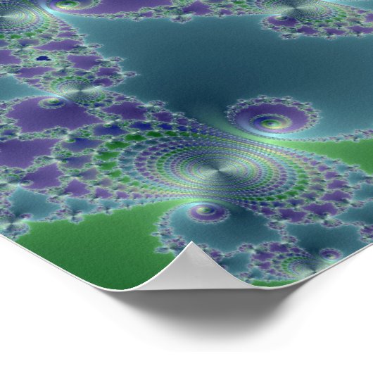 Swirler - Fraktal Poster (Ecke)