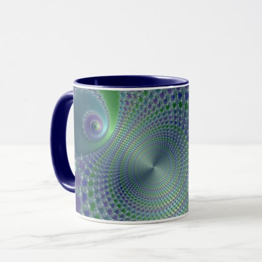 Swirler - Fraktal Tasse (Vorderseite Links)
