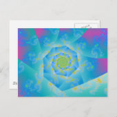 Swirley Cue Postcard Postkarte (Vorne/Hinten)