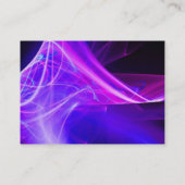 SWIRLGEM MONOGRAM Lebendig schwarz-blau rosa rot Visitenkarte (Rückseite)