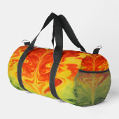 Swirling Abstract Fire Gear Weekender Duffle Bag (Rechte Ecke)