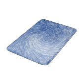 Swirling Blue...... Badematte (Schrägansicht)