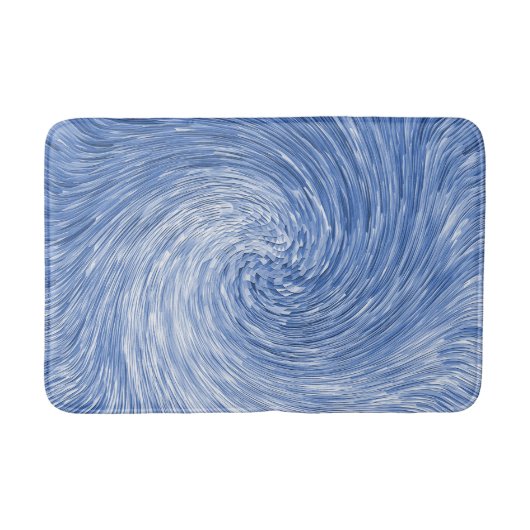 Swirling Blue...... Badematte (Vorderseite)