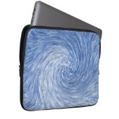 Swirling Blue....... Laptopschutzhülle (Vorne Rechts)