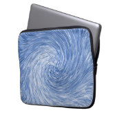 Swirling Blue....... Laptopschutzhülle (Vorderseite Links)