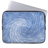 Swirling Blue....... Laptopschutzhülle (Vorderseite)