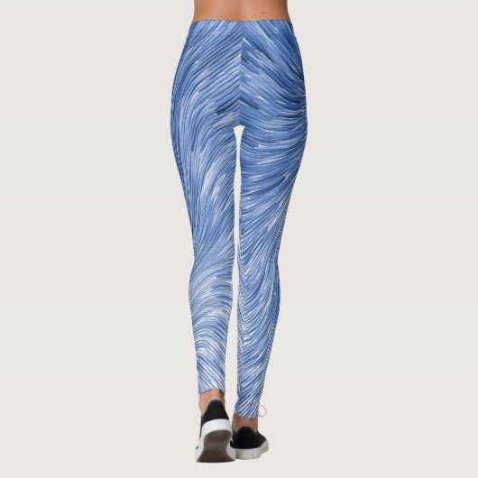 Swirling Blue...... Leggings (Rückseite)