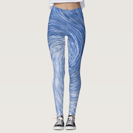 Swirling Blue...... Leggings (Vorderseite)