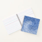 Swirling Blue....... Notizblock (Innenseite)