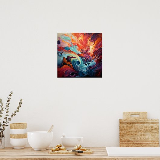 Swirling Dervish Poster (Küche)