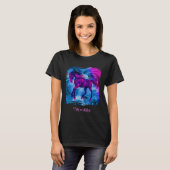 Swirling Fractal Fantasy Horse Art Personalized T-Shirt (Vorne ganz)