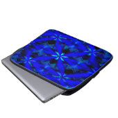 Swirling Geometrics... Laptopschutzhülle (Vorne Knopf)