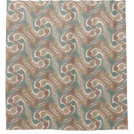 Swirling Hares Tesselation Brown S Vorhang 6