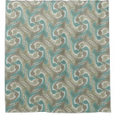 Swirling Hares Tesselation Soft Green S Vorhang 4 (Vorderseite)