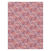Swirling Hares Tesselung Weichzeichnen rote Tablet Tischdecke (Vorderseite)