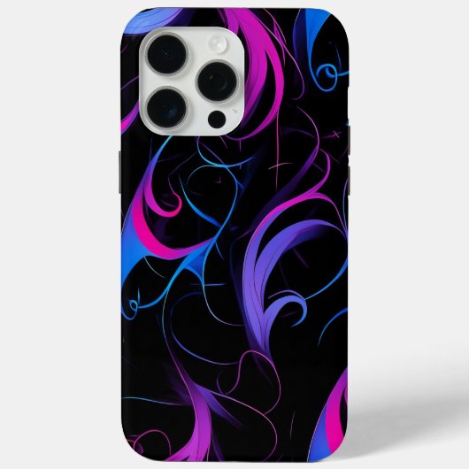 💫 Swirling Pink & Violet Pattern - Elegant & Myst Case-Mate iPhone Hülle (Rückseite)