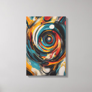 Swirling Vortex Abstrakt Expressionismus Moderne K Leinwanddruck