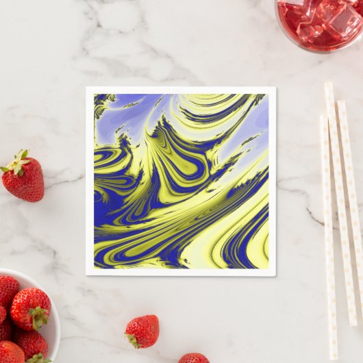 SWIRLING WATER SERVIETTE (Beispiel)