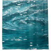 "Swirling Water Vortex" Duschvorhang (Vorderseite)