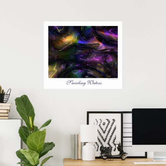 Swirling Waters Poster (Heimbüro)