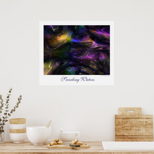 Swirling Waters Poster (Küche)
