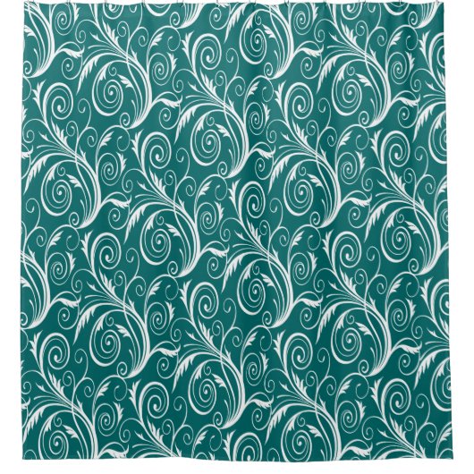 Swirls Duschvorhang (Vorderseite)