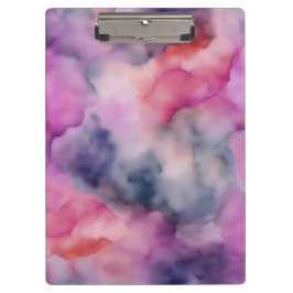 Swirls of Purple Marble  Klemmbrett