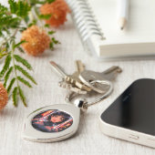 "Swirly Metal Keychain with Premium metal finsih" Schlüsselanhänger (Seite)