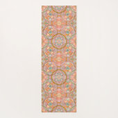 Swirly Scroll Watercolor Brush strokes Yogamatte (Rückseite)