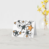 Swirly Works Halloween Karte (Gelbe Blume)