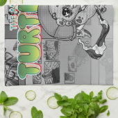 Swish-a-wssshh Actiony Turtlecat Manga Toned Geschirrtuch (Gefaltet)