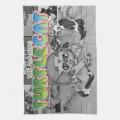Swish-a-wssshh Actiony Turtlecat Manga Toned Geschirrtuch (Vertikal)