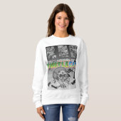 Swish-a-wssshh Actiony Turtlecat Manga Toned Sweatshirt (Vorne ganz)