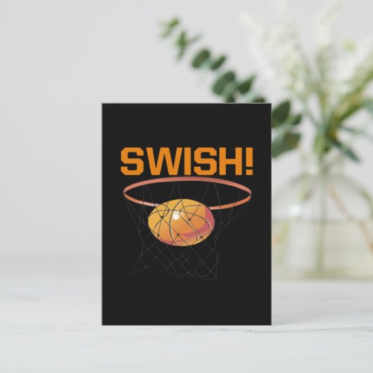 Swish Postkarte (Stehend Vorderseite)