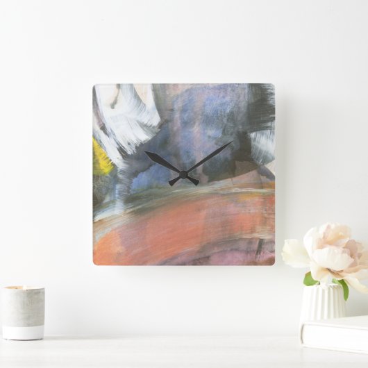 Swish Quadratische Wanduhr (Zuhause)