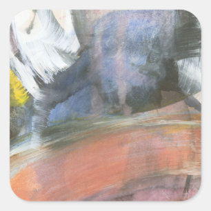 Swish Quadratischer Aufkleber