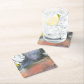 Swish Rechteckiger Pappuntersetzer (Vor Ort)