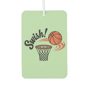 Swish Slam Dunk: Vintager Basketballstil Autolufterfrischer