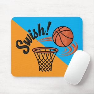 Swish Slam Dunk: Vintager Basketballstil Mousepad